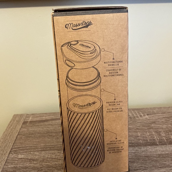 Regular Mouth Mason Jar Water Bottle Set - Picture 3 of 5